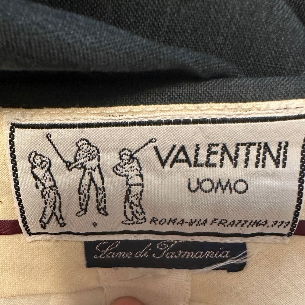 Valentini VINTAGE Pants Size 48 Euro 36 US Charcoal 100% Wool Rare! Italy - Picture 6 of 12